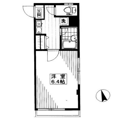 東京都北区中里２丁目 賃貸マンション 1K