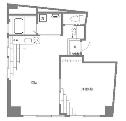 山手線 マンション 1LDK