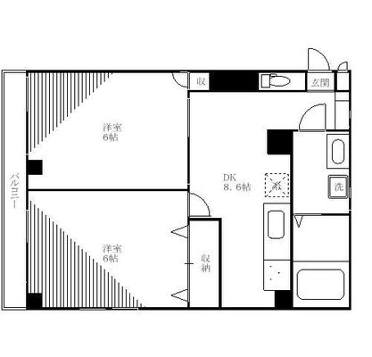 山手線 マンション 2DK