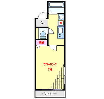 東京都北区田端新町３丁目 賃貸マンション 1K