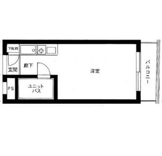 東京都目黒区下目黒３丁目 賃貸マンション 1R