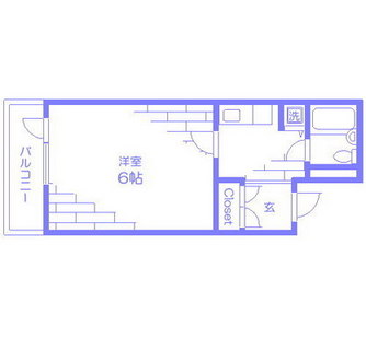 東京都北区田端新町１丁目 賃貸マンション 1K