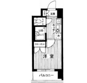 東京都品川区西五反田３丁目 賃貸マンション 1K