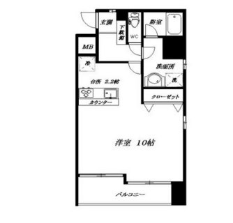 東京都目黒区下目黒１丁目 賃貸マンション 1K
