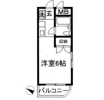 東京都豊島区上池袋１丁目 賃貸マンション 1K