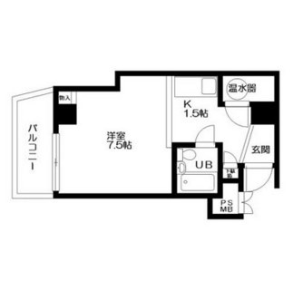 東京都品川区東五反田１丁目 賃貸マンション 1K