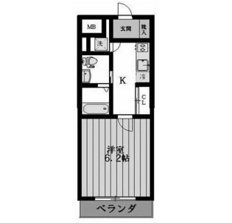 東京都台東区根岸２丁目 賃貸マンション 1K