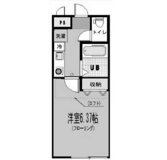 東京都北区田端新町１丁目 賃貸アパート 1K