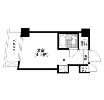 東京都港区芝１丁目 賃貸マンション 1R