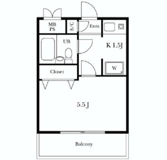 東京都新宿区下落合１丁目 賃貸マンション 1K