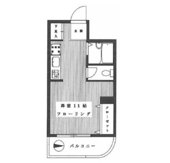 東京都北区東田端１丁目 賃貸マンション 1R