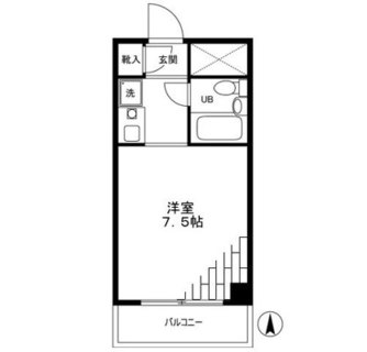 東京都台東区根岸１丁目 賃貸マンション 1R