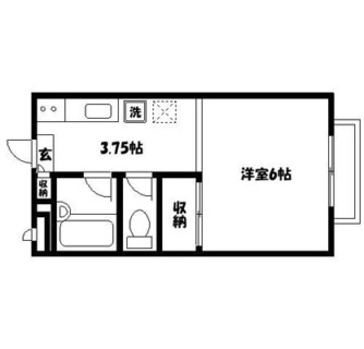 東京都品川区西五反田８丁目 賃貸アパート 1K