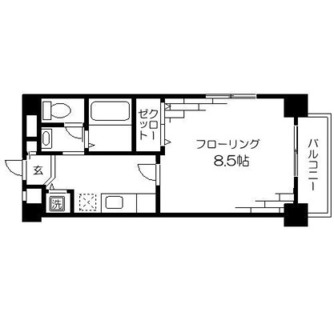 東京都豊島区北大塚３丁目 賃貸マンション 1K