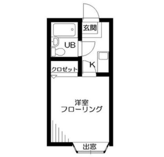 東京都豊島区目白２丁目 賃貸アパート 1K