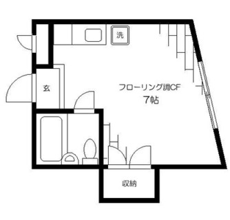 東京都荒川区西日暮里６丁目 賃貸マンション 1R