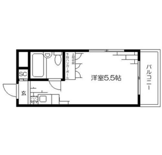 東京都目黒区下目黒２丁目 賃貸マンション 1R