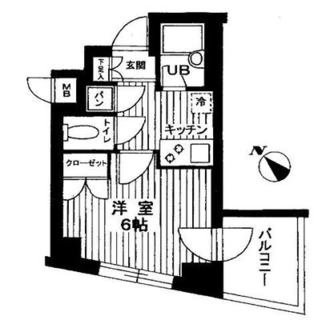 東京都豊島区北大塚１丁目 賃貸マンション 1K