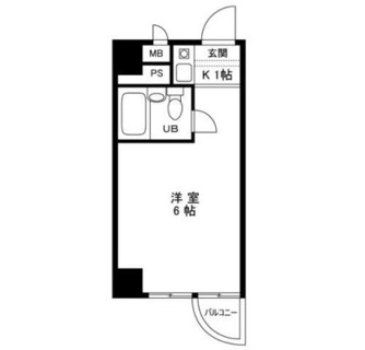 東京都港区芝浦３丁目 賃貸マンション 1R