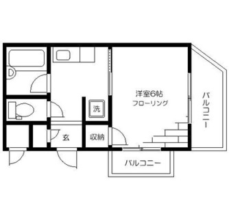 東京都豊島区北大塚３丁目 賃貸マンション 1K