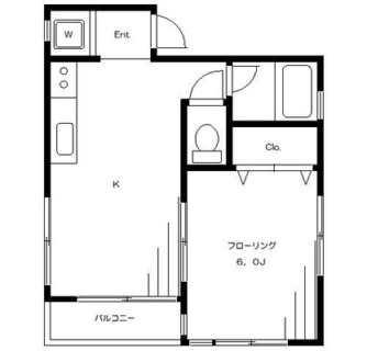 東京都北区田端新町２丁目 賃貸マンション 1K