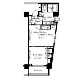 東京都港区芝１丁目 賃貸マンション 1LDK
