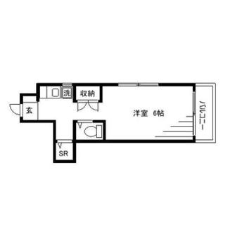 東京都北区中里１丁目 賃貸マンション 1K