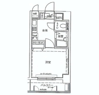 東京都豊島区池袋３丁目 賃貸マンション 1K