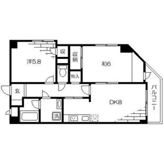 東京都北区田端４丁目 賃貸マンション 2DK