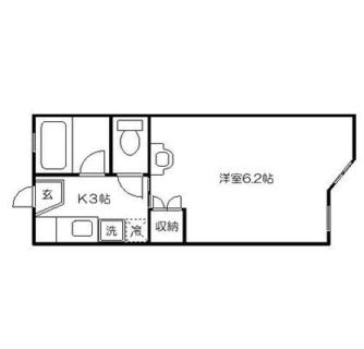 東京都豊島区目白２丁目 賃貸アパート 1K