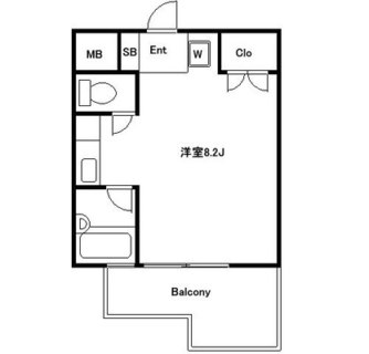 東京都新宿区下落合２丁目 賃貸マンション 1K