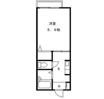 東京都北区田端６丁目 賃貸アパート 1K