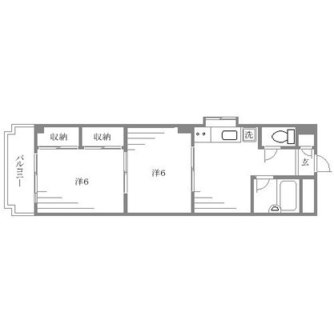 東京都豊島区巣鴨３丁目 賃貸マンション 2DK