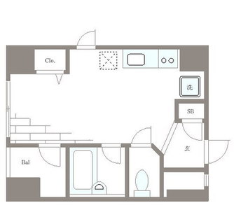 東京都豊島区北大塚２丁目 賃貸マンション 1R
