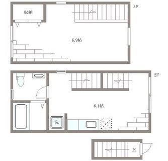 東京都豊島区巣鴨３丁目 賃貸アパート 1DK