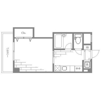 東京都豊島区東池袋２丁目 賃貸マンション 1K